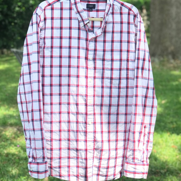 J.Crew Plaid Shirt Regular - Picture 3 of 3
